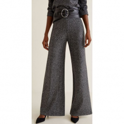 Mango - Spodnie Canvas. Spodnie materiałowe damskie marki Mango. W wyprzedaży za 139.90 zł.
