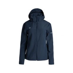 Kurtka damska typu softshell CASTER W z membraną AWPS, termiczna i wiatroszczeln. Niebieskie kurtki damskie IZAS, bez wzorów, z softshellu. Za 326.04 zł.