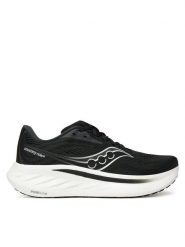 Saucony Buty do biegania Ride 18 S11000 Czarny. Czarne obuwie sportowe damskie Saucony, bez wzorów, z materiału, do biegania. Za 599.99 zł.