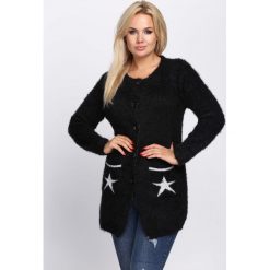 Czarny Kardigan Shiny Lady. Kardigany damskie marki bonprix. Za 69.99 zł.