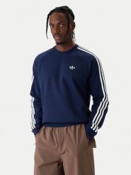 Adidas Bluza 3-Stripes KE3549 Granatowy Regular Fit. Niebieskie bluzy męskie Adidas, m, bez wzorów, z bawełny, bez kaptura. Za 279.99 zł.