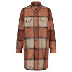 Damska kurtka przeciwdeszczowa rowerowa ocieplana zimowa Oversized. Brązowe kurtki damskie AGU, na zimę, l, bez wzorów, z materiału, bez kaptura. Za 521.30 zł.
