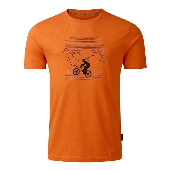 T-shirt Męski Rower Górski Movement III. Brązowe t-shirty męskie Dare 2b, l, bez wzorów, z bawełny, bez kołnierzyka. Za 97.99 zł.