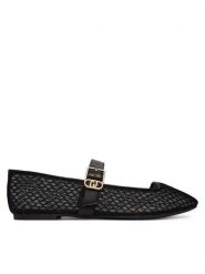 Liu Jo Baleriny Brigitte 15 SA6147 TX267 Czarny. Czarne baleriny damskie Liu Jo, bez wzorów, ze skóry, bez obcasa. Za 559.99 zł.