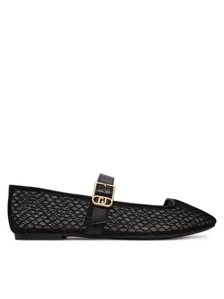 Liu Jo Baleriny Brigitte 15 SA6147 TX267 Czarny. Czarne baleriny damskie Liu Jo, bez wzorów, ze skóry, bez obcasa. Za 559.99 zł.