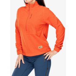 Bluza polarowa damska Fjallraven Vardag Lite Fleece. Brązowe bluzy damskie Fjällräven, s, bez wzorów, z polaru, bez kaptura. Za 402.99 zł.