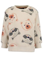 Blue Seven Bluza 984102 X Beżowy Regular Fit. Brązowe bluzy dla chłopców Blue Seven, bez wzorów, z bawełny, bez ramiączek, bez kaptura. Za 89.99 zł.
