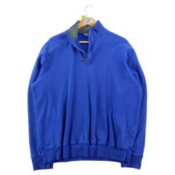 Bluza męska Polo Golf bluza z półzamek. Niebieskie bluzy męskie Ralph Lauren, l, bez wzorów, z materiału, bez kaptura, na golfa. Za 168.96 zł.