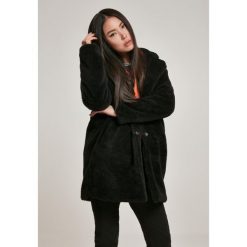 Damska klasyczna miejska parka sherpa w rozmiarze oversize. Czarne parki damskie Urban Classics, na zimę, bez wzorów, klasyczne, bez kaptura. Za 326.20 zł.