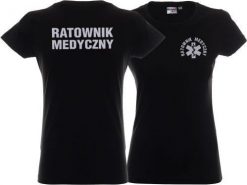 LPP - Promostars Koszulka ratownicza czarna damska odblaskowa FUNKCYJNA. Czarne t-shirty damskie LPP - Promostars, bez wzorów, bez kołnierzyka. Za 87.99 zł.