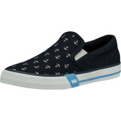 Buty Helly Hansen Copenhagen Slip-On 11485 597 niebieskie. Niebieskie trampki i tenisówki damskie z aplikacjami, z gumy, bez zapięcia. Za 335.93 zł.