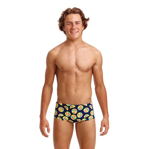 Kąpielówki chłopięce spodenki bokserki Funky Trunks You Lemon. Niebieskie kąpielówki dla chłopców FUNKY TRUNKS, bez wzorów. Za 119.99 zł.