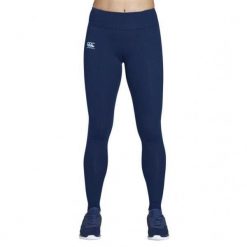 Długie legginsy damskie Canterbury Vapodri. Niebieskie legginsy sportowe damskie CANTERBURY, l, bez wzorów, z materiału, długie, na fitness i siłownię. Za 312.50 zł.