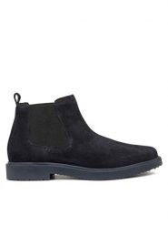 Geox Sztyblety U Massimiano U46H9B 00022 C4002 Granatowy. Niebieskie botki męskie Geox, bez wzorów, z materiału, bez zapięcia. Za 419.99 zł.