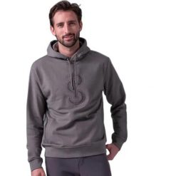 Bluza z kapturem PS of Sweden Samuel. Szare bluzy męskie PS OF SWEDEN, l, z aplikacjami, z bawełny, z kapturem. Za 550.00 zł.