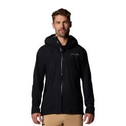 Kurtka softshell męska Columbia Northwest Explorer 3L Shell. Czarne kurtki męskie Columbia, l, bez wzorów, z softshellu, trekkingowe. Za 799.99 zł.