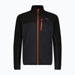 Bluza polarowa CMP Glimra. Szare bluzy damskie CMP, l, bez wzorów, z elastanu, bez kaptura. Za 279.99 zł.