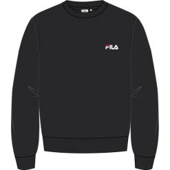 Bluza Fila Leverano. Czarne bluzy męskie Fila, m, bez wzorów, z bawełny, bez kaptura. Za 159.00 zł.