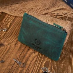 Zestaw prezentowy dla niej portfel damski skórzany T-44-GR i etui T-51-GR. Portfele damskie Paolo Peruzzi, bez wzorów. Za 151.08 zł.