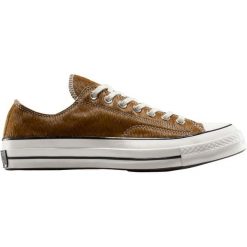 Buty sportowe Converse Chuck 70 Premium Leather. Brązowe obuwie sportowe damskie Converse, bez wzorów, z syntetyku. Za 590.00 zł.