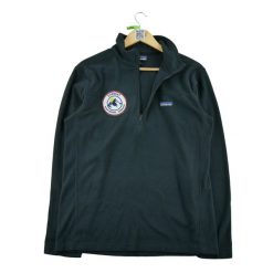 Second life - Bluza polarowa męska czarna - Stan bardzo dobry. Czarne bluzy męskie Patagonia, l, bez wzorów, z materiału, bez kaptura. Za 212.96 zł.