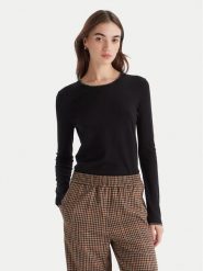 Liu Jo Sweter MF5226 MS49I Czarny Regular Fit. Czarne swetry damskie Liu Jo, xl, bez wzorów, z syntetyku, bez kołnierzyka, bez ramiączek, bez kaptura. Za 399.99 zł.