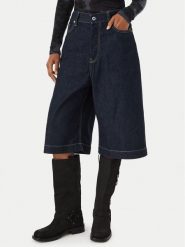 G-Star Raw Bermudy Patti D29024-D934 Granatowy Regular Fit. Niebieskie szorty damskie G-Star Raw, bez wzorów, z bawełny, retro. Za 343.99 zł.