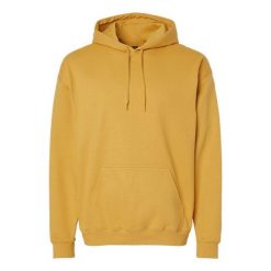 Bluza Z Kapturem Dla Dorosłych Unisex Softstyle Fleece Midweight. Żółte bluzy męskie Gildan, m, bez wzorów, z kapturem. Za 78.99 zł.
