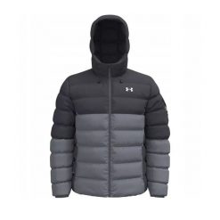 Męska kurtka Under Armour UA Sportswear Puff Jkt-GRY. Szare kurtki sportowe męskie Under Armour, m, bez wzorów, z materiału, trekkingowe. Za 792.10 zł.