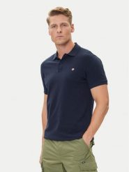 Petrol Industries Polo M-ROS-POL002 Granatowy Regular Fit. Niebieskie koszulki polo męskie Petrol Industries, m, bez wzorów, z bawełny, bez ramiączek. Za 109.99 zł.