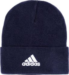 Adidas Czapka damska adidas Logo Beanie OSFW granatowa HL4809. Czapki i kapelusze damskie Adidas, na zimę, bez wzorów. Za 81.59 zł.
