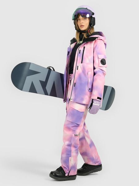 4F Spodnie snowboardowe membrana 15000 damskie - multikolor XS. Brązowe spodnie materiałowe damskie 4f, s, bez wzorów, z materiału. Za 599.99 zł.