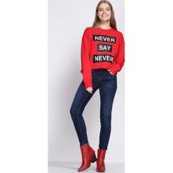 Czerwona Bluza Five Minutes More. Czerwone bluzy damskie Born2be. Za 69.99 zł.