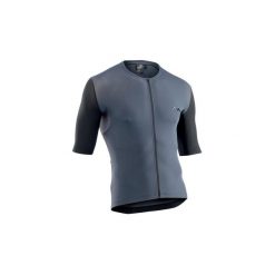 Koszulka rowerowa NORTHWAVE EXTREME Jersey szara. Czarne bluzy męskie Northwave, z jersey, bez zapięcia, rowerowe. Za 404.00 zł.