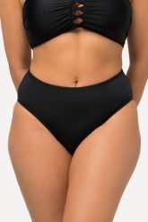 Damskie Figi od bikini możliwość różnych kombinacji UPF 20+. Niebieskie bikini damskie Ulla Popken, plus size, bez wzorów, plus size. Za 91.99 zł.