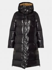 Invicta Płaszcz zimowy 4432613/D Czarny Regular Fit. Czarne płaszcze damskie Invicta, na zimę, xs, bez wzorów, z syntetyku, bez kaptura. Za 969.99 zł.