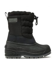 CMP Śniegowce Hanki 3.0 Snow Boots 3Q75674 Czarny. Czarne buty zimowe chłopięce CMP, bez wzorów, z materiału, bez zapięcia. Za 199.99 zł.