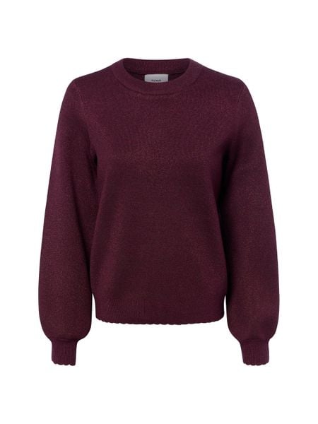 Nümph Sweter z dzianiny - Nubir Solid Kobiety lila, XL. Swetry damskie Nümph, xl, z aplikacjami, z dzianiny, bez kołnierzyka, bez ramiączek, bez kaptura. Za 349.95 zł.