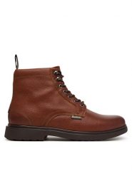 Barbour Trzewiki Bellister Derby Boot MFO0847BR52 Brązowy. Brązowe botki męskie Barbour, bez wzorów, ze skóry, bez zapięcia. Za 879.99 zł.