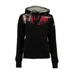 Geographical Norway Bluza Damska Gasmine L Czarna. Czarne bluzy damskie Geographical Norway, z nadrukiem. W wyprzedaży za 189.00 zł.