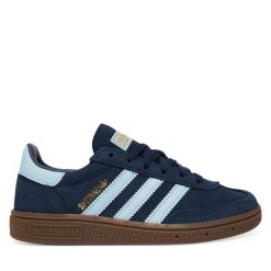 Sneakersy adidas. Niebieskie trampki i tenisówki chłopięce Adidas, bez wzorów, bez zapięcia. Za 279.99 zł.