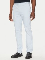 Tommy Hilfiger Chinosy Deton MW0MW37873 Błękitny Slim Fit. Niebieskie eleganckie spodnie męskie Tommy Hilfiger, m, bez wzorów, z bawełny. Za 249.99 zł.