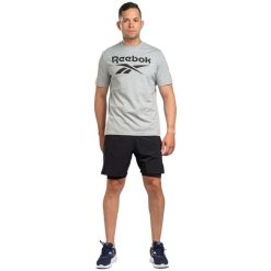 Koszulka męska Reebok Reebok Identity Big Logo Tee. Szare koszulki sportowe męskie Reebok, m, bez wzorów, bez kołnierzyka, bez ramiączek. Za 67.99 zł.
