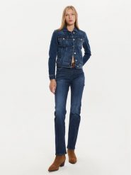 Mustang Jeansy Crosby 1015567 Granatowy Straight Fit. Niebieskie jeansy damskie Mustang. Za 259.99 zł.