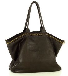 Shopperka MARCO MAZZINI c. brązowy v95e. Brązowe torebki do ręki damskie bez wzorów, ze skóry, duże, bez dodatków. Za 599.00 zł.