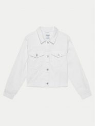 Mayoral Kurtka jeansowa 6406 Écru Regular Fit. Kurtki i płaszcze dla dziewczynek Mayoral, bez wzorów, z bawełny, bez kaptura. Za 99.99 zł.