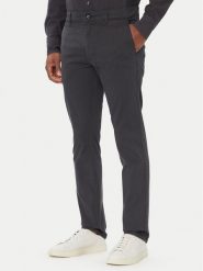 BOSS Chinosy 50559154 Granatowy Slim Fit. Niebieskie eleganckie spodnie męskie Boss, m, bez wzorów, z bawełny. Za 599.99 zł.