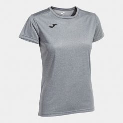 Koszulka do biegania damska Joma Combi z krótkim rękawem. Szare t-shirty i topy dla dziewczynek Joma, bez wzorów, z meshu, bez ramiączek. Za 126.00 zł.