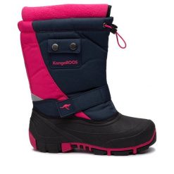 Śniegowce KangaRoos. Niebieskie śniegowce dziewczęce KangaRoos, bez zapięcia. Za 299.99 zł.