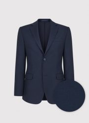 PAKO LORENTE – Granatowa wełniana marynarka garniturowa. Marynarki męskie Pako Lorente, bez wzorów, z wełny. Za 1,699.99 zł.